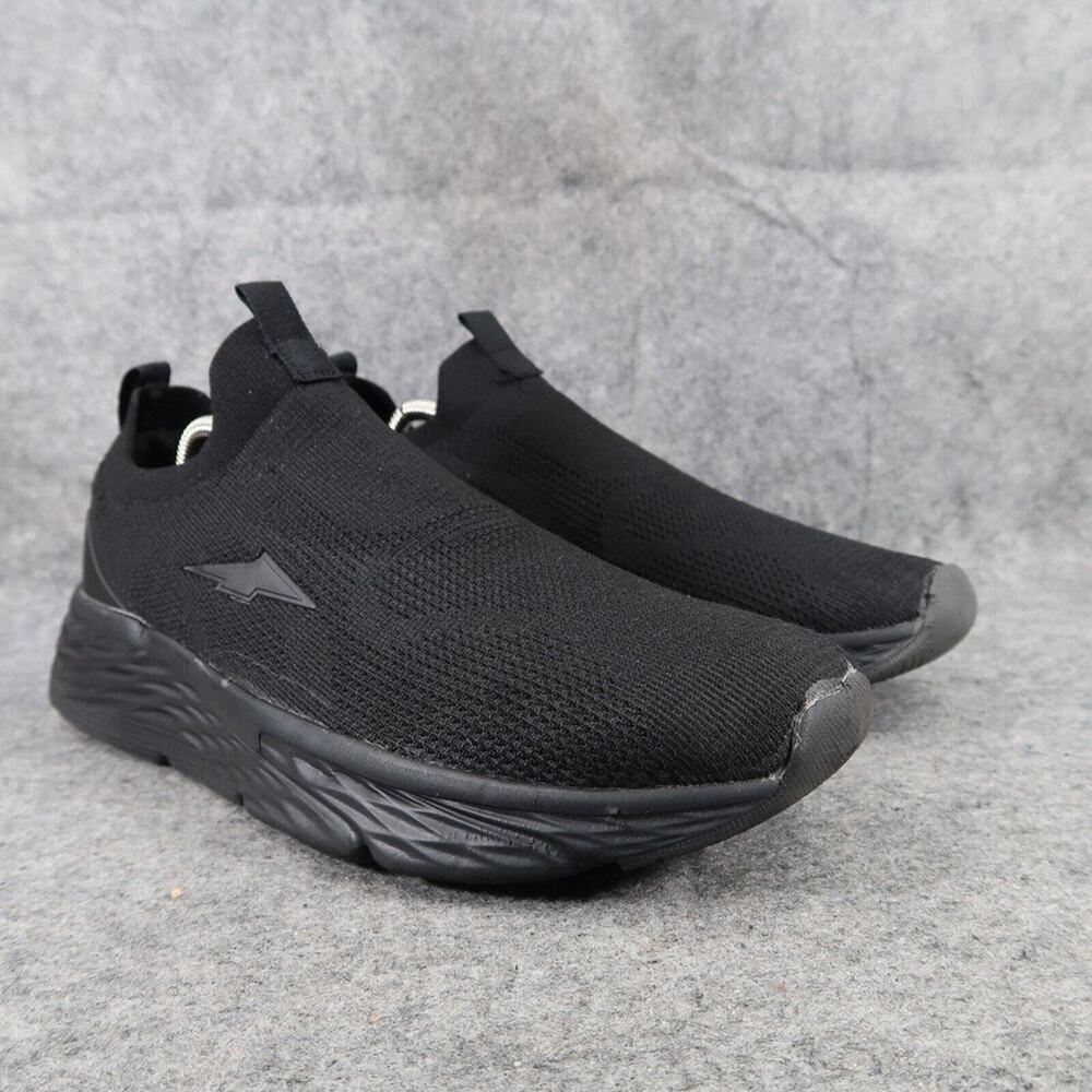 Avia Shoes Womens 11 Athletic Trainers Slip On Sneaker Comfort Active Black Knit